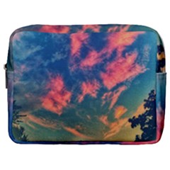 Brushstroke Skies Make Up Pouch (large) by okhismakingart