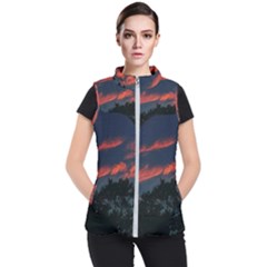 Pink Streaks Women s Puffer Vest by okhismakingart