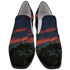 Pink Streaks Slip On Heel Loafers