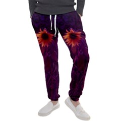 Purple Sunflower Men s Jogger Sweatpants by okhismakingart