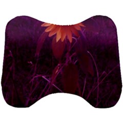 Purple Sunflower Head Support Cushion