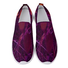 Purple Sunflower Women s Slip On Sneakers