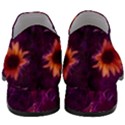 Purple Sunflower Slip On Heel Loafers View4