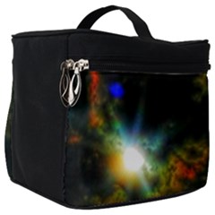 Emerging Sun Make Up Travel Bag (big) by okhismakingart