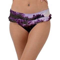 Purple Afternoon Frill Bikini Bottom