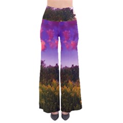 Purple Afternoon So Vintage Palazzo Pants by okhismakingart