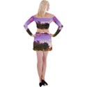 Purple Afternoon Off Shoulder Top with Mini Skirt Set View2