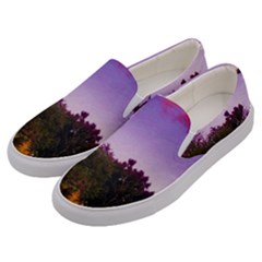 Purple Afternoon Men s Canvas Slip Ons by okhismakingart