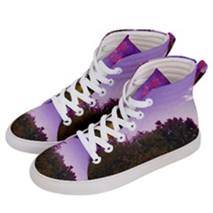 Purple Afternoon Women s Hi-top Skate Sneakers by okhismakingart