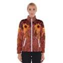 Red Tinted Sunflower Winter Jacket View1