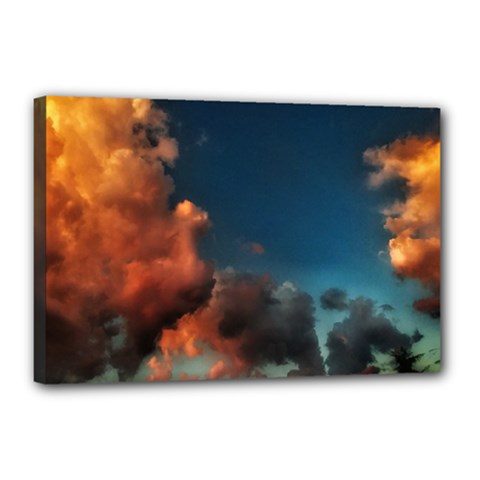 Favorite Clouds Canvas 18  X 12  (stretched) by okhismakingart