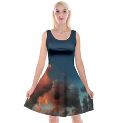 Favorite Clouds Reversible Velvet Sleeveless Dress