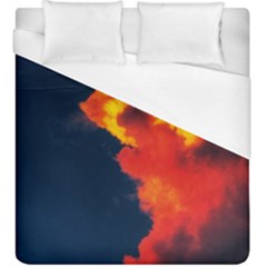 Ominous Clouds Duvet Cover (king Size) by okhismakingart