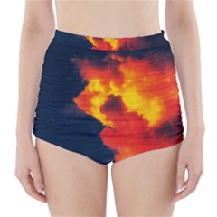 Ominous Clouds High-waisted Bikini Bottoms by okhismakingart