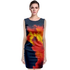 Ominous Clouds Classic Sleeveless Midi Dress by okhismakingart