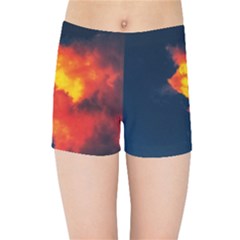 Ominous Clouds Kids  Sports Shorts by okhismakingart