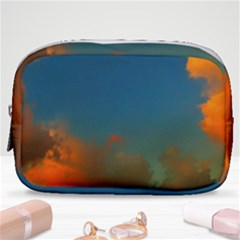 Orange And Blue Sky Make Up Pouch (small)