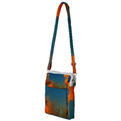 Orange And Blue Sky Multi Function Travel Bag