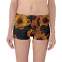 Yellow Flowers Reversible Boyleg Bikini Bottoms View1