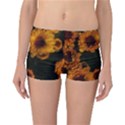 Yellow Flowers Reversible Boyleg Bikini Bottoms View3