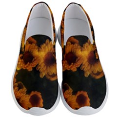 Yellow Flowers Men s Lightweight Slip Ons