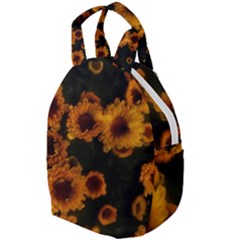 Yellow Flowers Travel Backpacks by okhismakingart