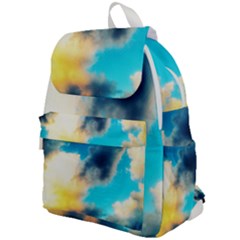 Pale Clouds Top Flap Backpack