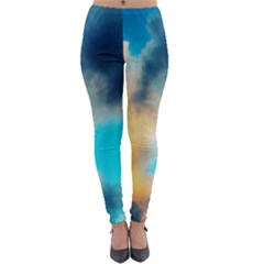 Pale Clouds Lightweight Velour Leggings