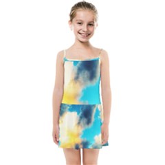 Pale Clouds Kids  Summer Sun Dress