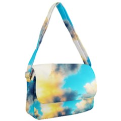 Pale Clouds Courier Bag