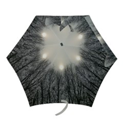 Foggy Forest Mini Folding Umbrellas by okhismakingart