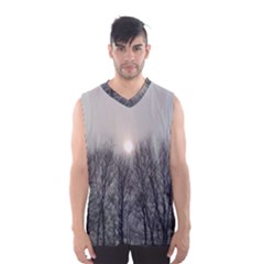 Foggy Forest Men s Basketball Tank Top by okhismakingart