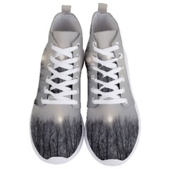 Foggy Forest Men s Lightweight High Top Sneakers by okhismakingart