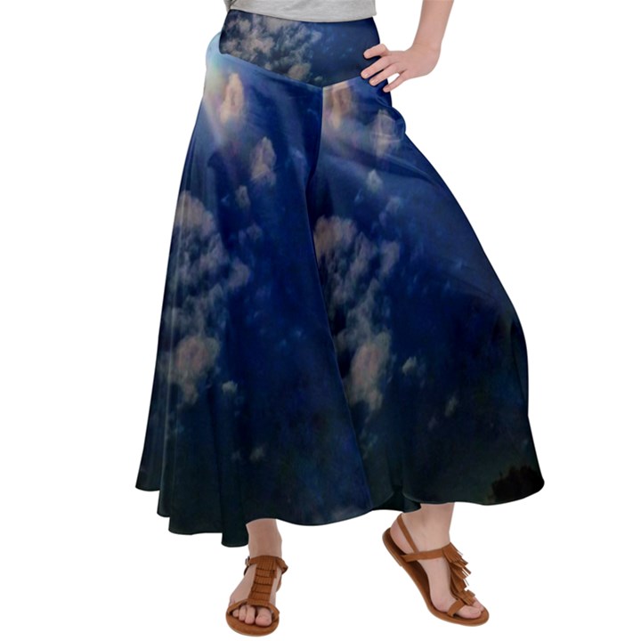 Sunny Day Satin Palazzo Pants