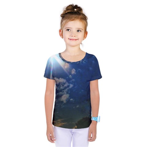 Sunny Day Kids  One Piece Tee by okhismakingart