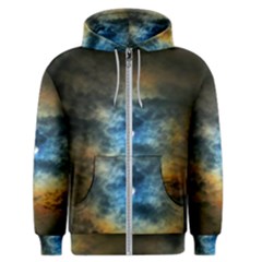 Rainbow Sun Men s Zipper Hoodie by okhismakingart