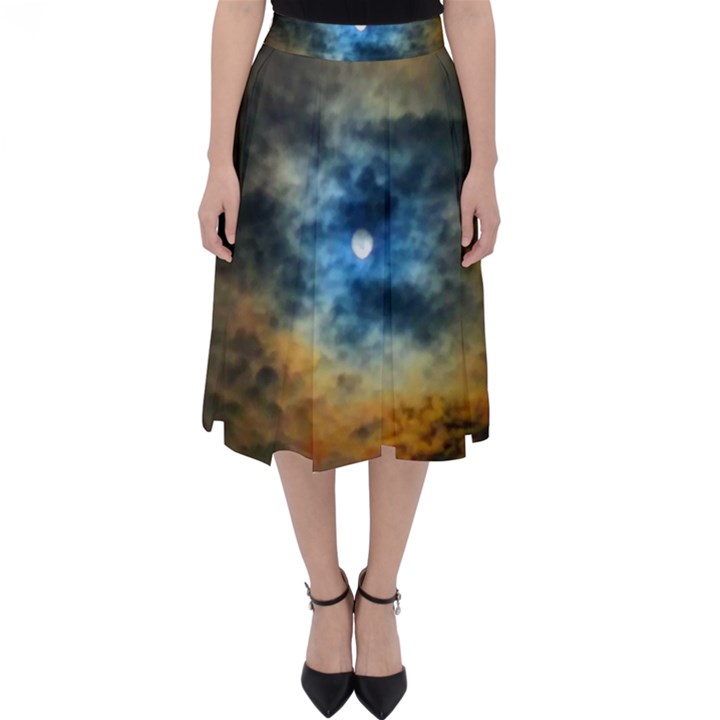 Rainbow Sun Classic Midi Skirt