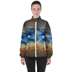 Rainbow Sun Women s High Neck Windbreaker