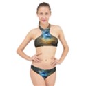 Rainbow Sun High Neck Bikini Set View1