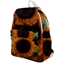 Single Sunflower Top Flap Backpack