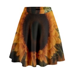 Single Sunflower High Waist Skirt by okhismakingart