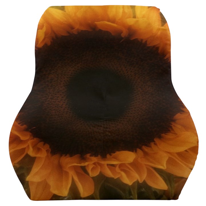 Single Sunflower Car Seat Back Cushion 