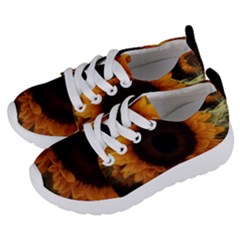 Single Sunflower Kids  Lightweight Sports Shoes by okhismakingart