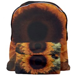 Single Sunflower Giant Full Print Backpack by okhismakingart