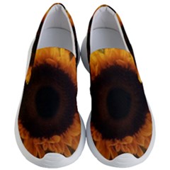 Single Sunflower Women s Lightweight Slip Ons by okhismakingart