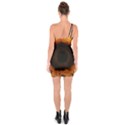 Single Sunflower One Soulder Bodycon Dress View2