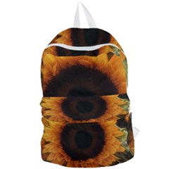 Single Sunflower Foldable Lightweight Backpack by okhismakingart