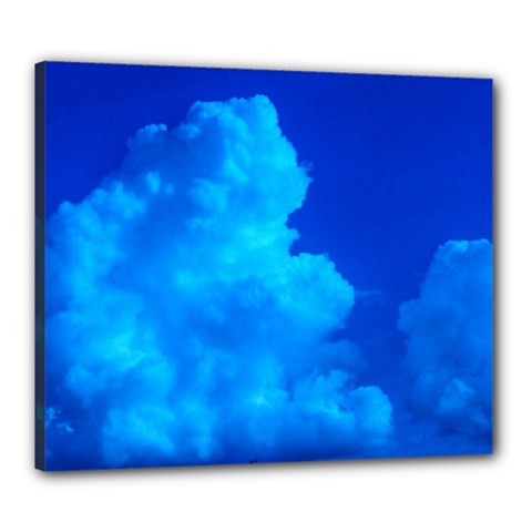 Deep Blue Clouds Canvas 24  X 20  (stretched) by okhismakingart