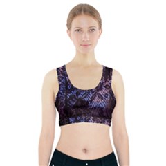 Sky And Curtains Sports Bra With Pocket by okhismakingart