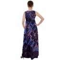 Sky and Curtains Empire Waist Velour Maxi Dress View2